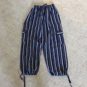 Striped Knit Gypsy Pants